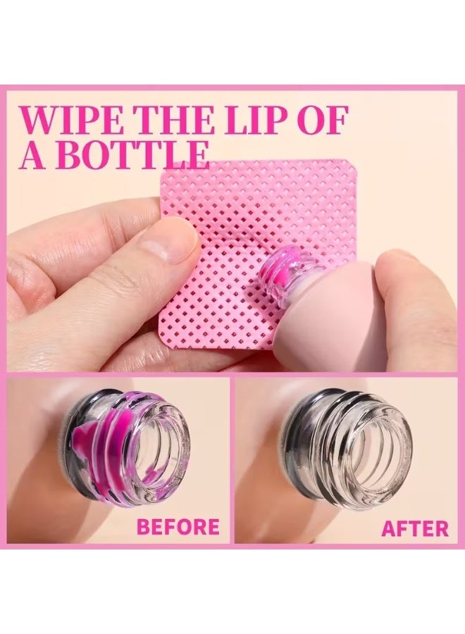 Professional Makeup and Nail Polish Remover Wipes - Soft Texture - [100] Wipes - Image 5